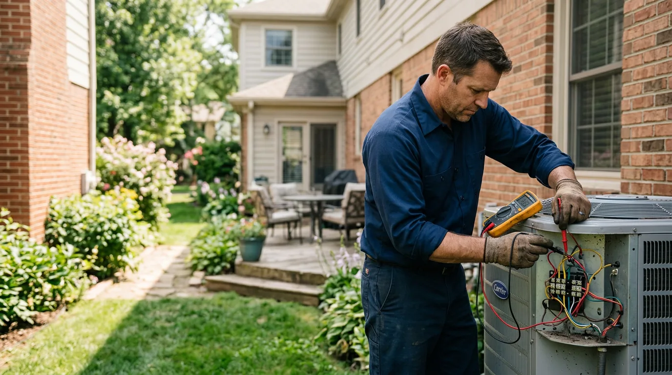 HVAC technician working near Sartell, MN